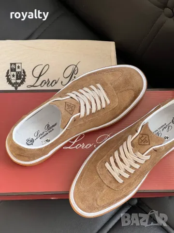 Loro Piana - Естествен Велур Дамски Обувки , снимка 5 - Маратонки - 49483522