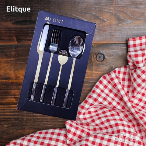 Комплект прибори за хранене от 4 части, снимка 5 - Други стоки за дома - 52606329