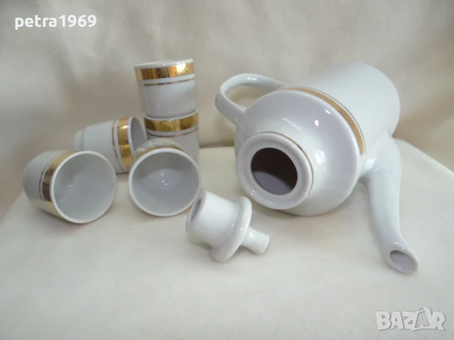 Порцеланов сервиз за ракийца, на "Дянко Стефанов", снимка 3 - Сервизи - 50506028