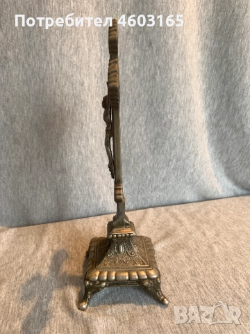 стар настолен кръст, снимка 3 - Антикварни и старинни предмети - 52868038