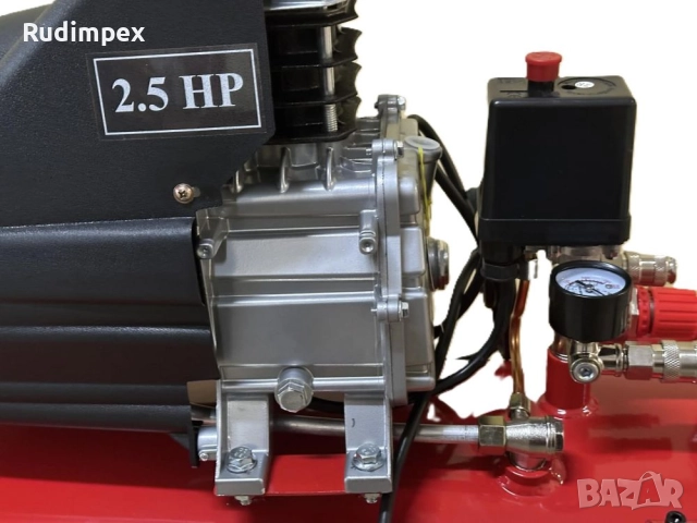 Компресор за въздух 100 л, 8 бара,  професионален, гаранция 2 години, снимка 10 - Други машини и части - 52840754