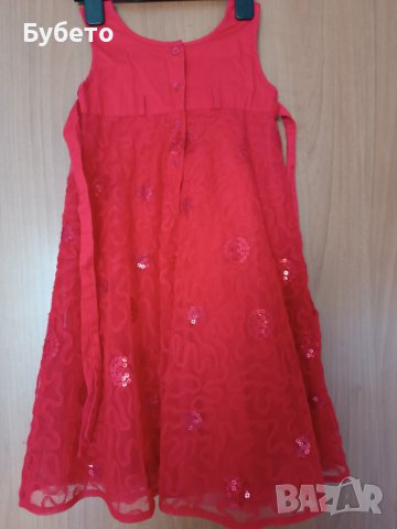 Рокля с пайети, снимка 5 - Детски рокли и поли - 41692789