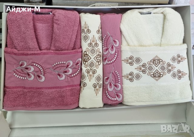 Халат за Баня ПАМУЧНИ, снимка 10 - Хавлиени кърпи - 18499768