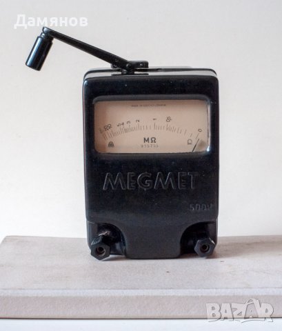 Mega - Omm Meter , с манивела, ВИНТИДЖ !