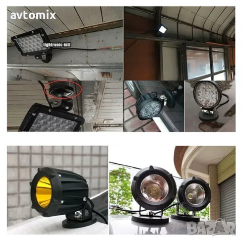 Магнитна стойка за LED барове, фарове, 88 мм, снимка 3 - Аксесоари и консумативи - 49812808