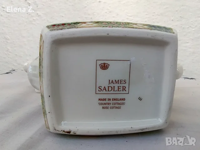 Симпатичен малък чайник Sadler Rose Cottage, снимка 13 - Аксесоари за кухня - 56046242