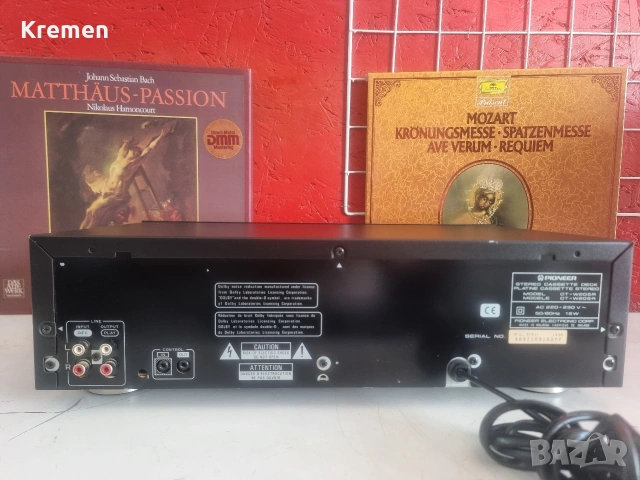 Дек PIONEER CT-W205R, снимка 3 - Декове - 53340496