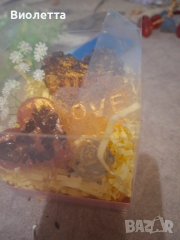 Подаръчен комплект ръчно изработени ароматни сапуни 