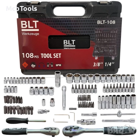 Гедоре 108 части 1/4“ & 3/8“ BLT Werkzeuge