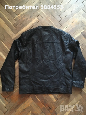 Кожено яке мъжко, снимка 2 - Якета - 53870333