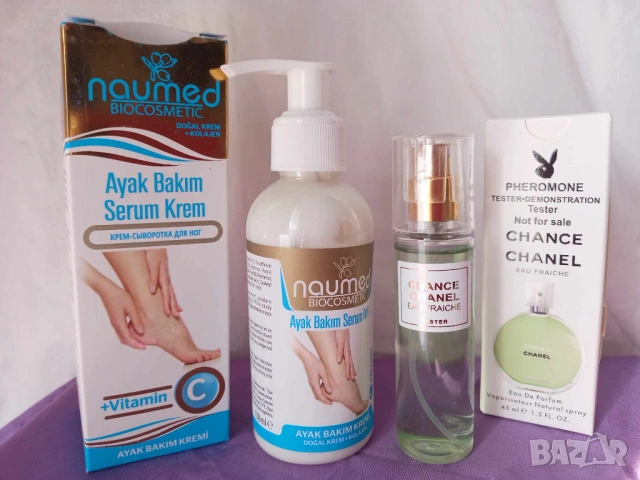 Промо комплект 993 - парфюм Chance Chanel 45 ml. и серум за крака