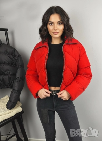 MANGO Дамско  късо яке в червено