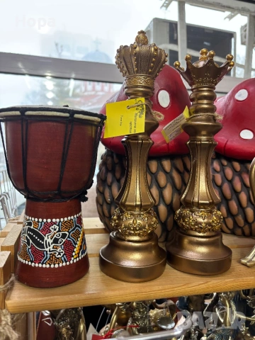 Цар и Царица - шахматни фигури , снимка 4 - Статуетки - 53399000