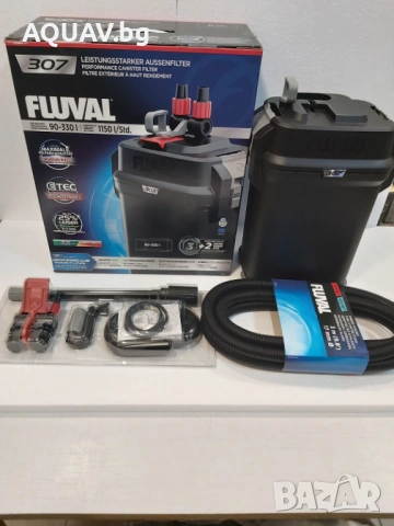 Външен филтър за аквариум FLUVAL 307, снимка 3 - Оборудване за аквариуми - 53273830