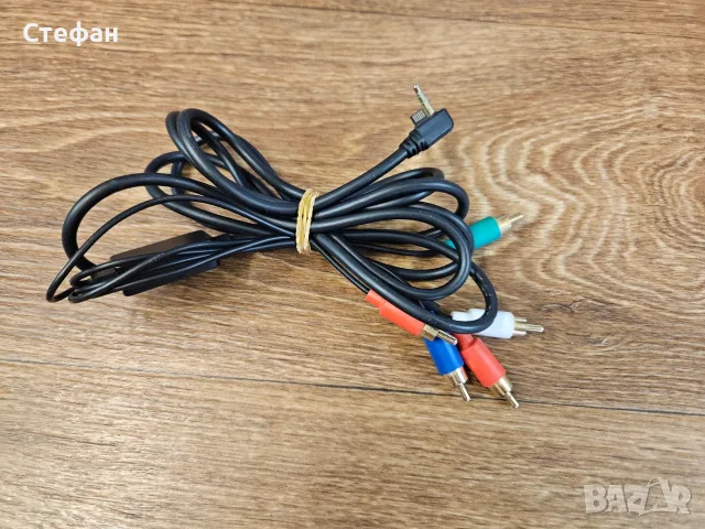 Компонентен AV TV кабел за Sony PSP 2000 и 3000 1.5 м (5 фута) позлатен кабел, поддържащ 1080i, снимка 5 - Аксесоари - 56080533