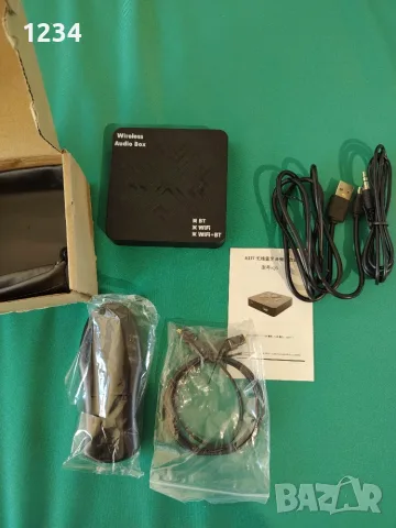Дигитален безжичен аудио приемник Q3 HiFi (Wi-Fi + Bluetooth 5.0)