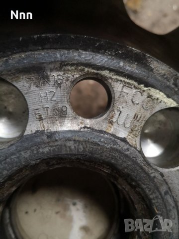 4бр.оригинални джанти 15ки 5х112 Ауди, снимка 3 - Гуми и джанти - 39370356