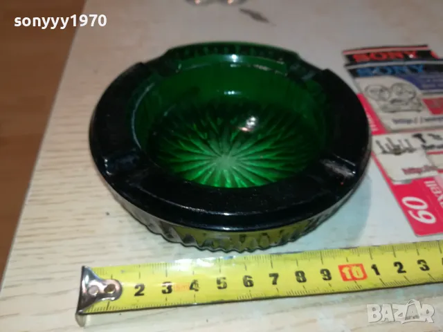 ЗЕЛЕН ПЕПЕЛНИК 1405251020, снимка 10 - Антикварни и старинни предмети - 50281229