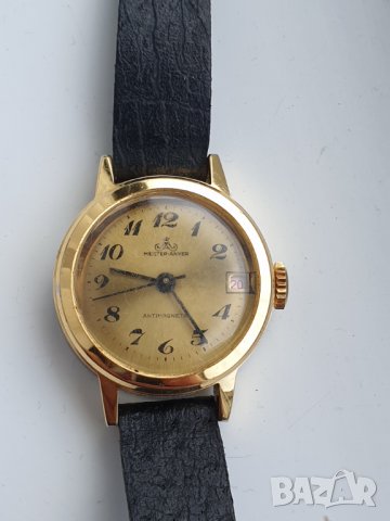 Позлатен механичен часовник Meister-Anker, снимка 2 - Антикварни и старинни предмети - 41205931