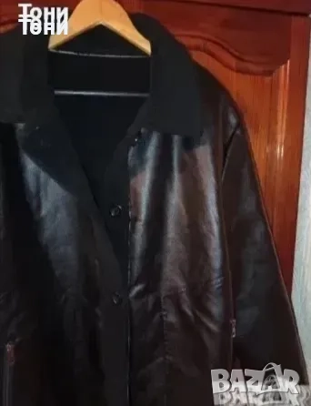 SHEIN ORIGINAL Ново Кожено Дамско Зимно Яке 2XL, снимка 2 - Якета - 52790088