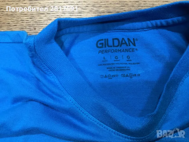 Детска тениска синя с щампа на тенис клуб, размер L, снимка 4 - Детски тениски и потници - 47485075