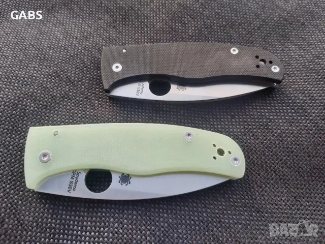 Сгъваем джобен нож Spyderco Bodacions два цвята, снимка 3 - Ножове - 49217249