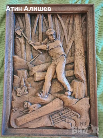 Дърворезба ръчно изработена , снимка 2 - Декорация за дома - 47727857