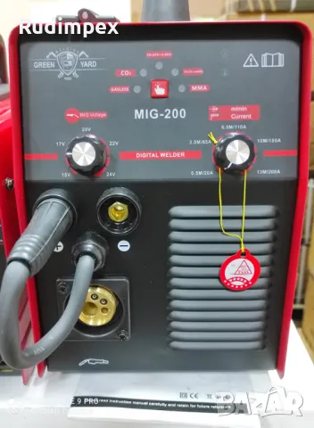 Инверторен Електрожен и Телоподаващо устройство MIG200 Комбинирано 2 в 1 MIG/MMA-200А- Професионално, снимка 5 - Други машини и части - 43103188