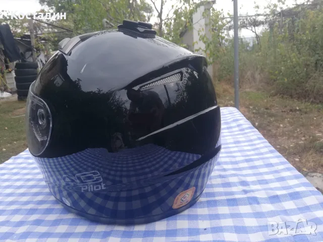 Мото каска G-mac Pilot, размер L 60 см, снимка 6 - Аксесоари и консумативи - 55791705