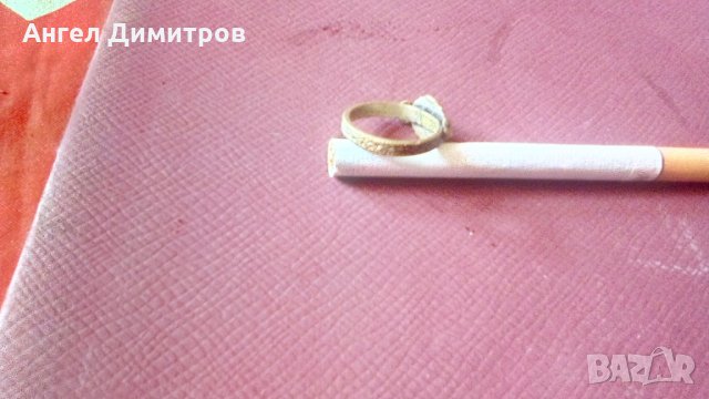 Стар бронзов възрожденски пръстен , ж.к., снимка 2 - Антикварни и старинни предмети - 35801485