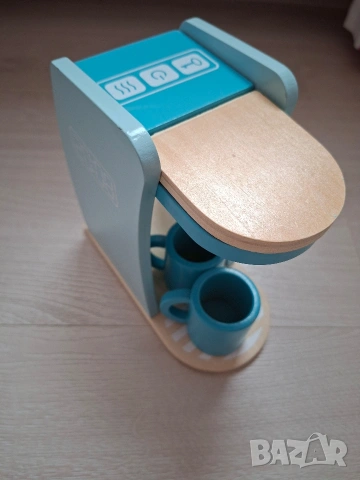 Детска кафемашина дървена, снимка 2 - Играчки за стая - 53115255