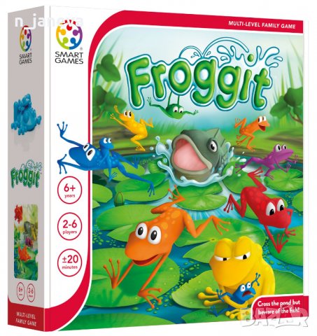  Детска настолна игра Smart Games - Froggit, снимка 4 - Образователни игри - 38678879