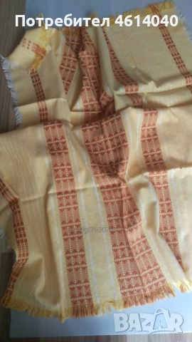 Ленена покривка за маса 108х74 см, снимка 3 - Покривки за маси - 52586698