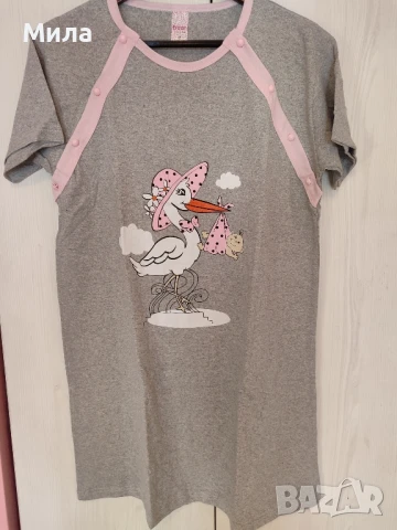 Нощници за бременни и кърмачки, снимка 5 - Дрехи за бременни - 51041826