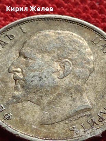 СРЕБЪРНА МОНЕТА 50 стотинки 1912г. ЦАРСТВО БЪЛГАРИЯ ФЕРДИНАНД първи Цар на Българите 33671, снимка 8 - Нумизматика и бонистика - 38663207
