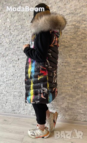 💯🌸Louis Vuitton уникален дамски дълъг елек🌸💯, снимка 2 - Спортни екипи - 44199884