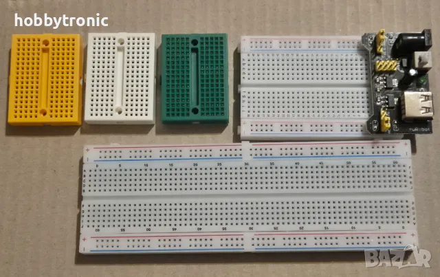 Макетна платка Breadboard MB830, захранваща платка 3.3V, 5V