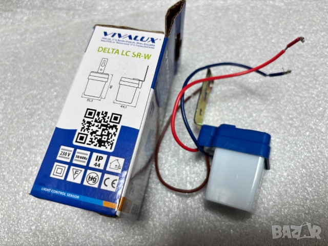НОВ! Сензор за контрол на осветлението DELTA LC SR-W, снимка 3 - Друга електроника - 53627914