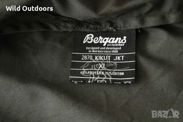 BERGANS Kikut jacket - мъжко яке, размер XL, снимка 7 - Спортни дрехи, екипи - 56153532