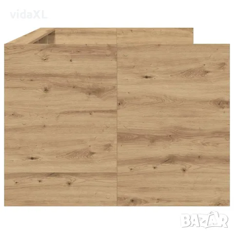 vidaXL Легло-диван с чекмедже Дъб 100 x 200 cm Инженерна дървесина, снимка 5 - Спални и легла - 56147057