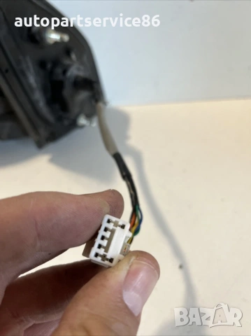 Огледало за преден ляв калник, сребристо за Peugeot 4007 2.2 HDI (2009) 022589, снимка 3 - Части - 53681738