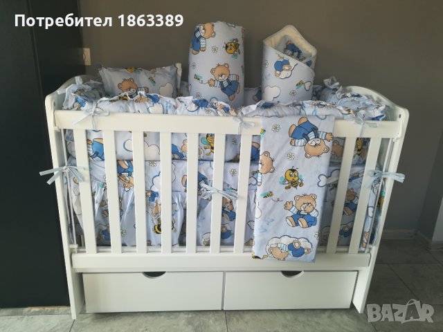 Бебешко легло + подарък към него матрак СИМЕОНОВ, снимка 3 - Бебешки легла и матраци - 41810118