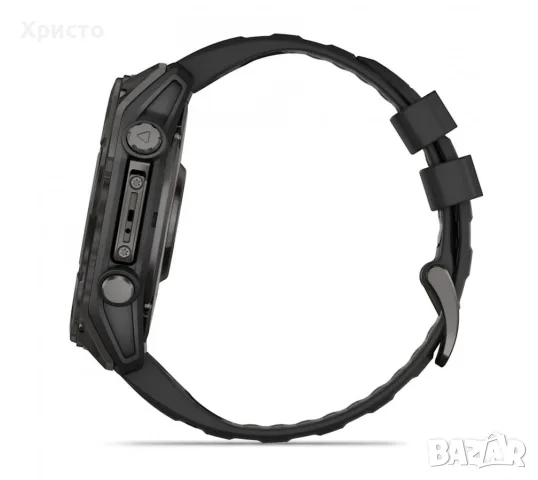 НОВ!!! Garmin Fenix 8 Sapphire AMOLED 51mm, Gray DLC / Black – Premium Multisport GPS Watch, снимка 8 - Смарт часовници - 56038430