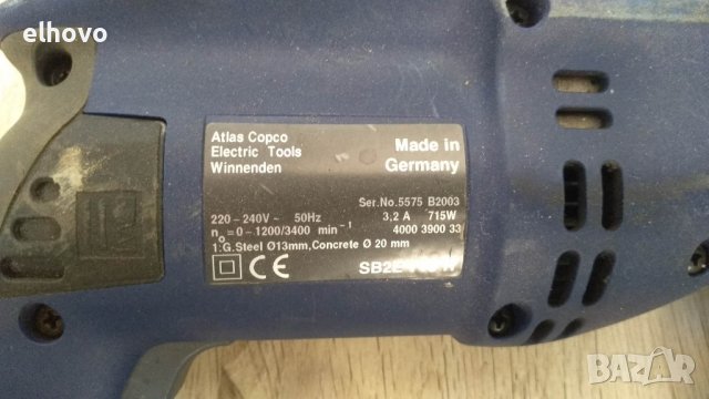 Бормашина ударна AEG SB2E 715 R, снимка 2 - Бормашини - 39197882