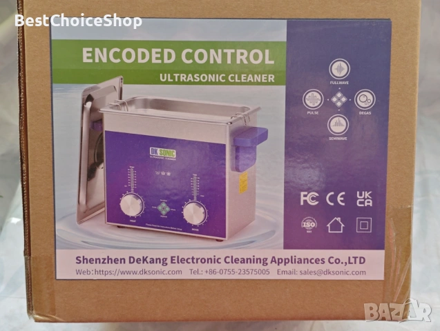 DK SONIC 2L ултразвуков почистваща вана с таймер и нагревател, снимка 2 - Друга електроника - 53599714