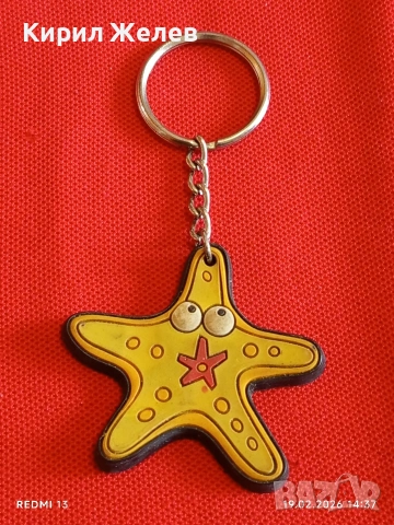 Ключодържател морска звезда подходящ аксесоар за раници, чанти 6969, снимка 5 - Други - 53536130