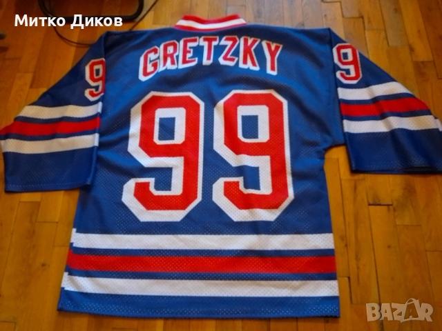 Хокейна тениска #99 Уейн Грешки размер М, снимка 7 - Зимни спортове - 53696610