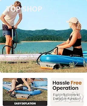 OutdoorMaster 20PSI SUP въздушна помпа с високо налягане The Cachalot - Интелигентно надуване, снимка 2 - Друга електроника - 48748610