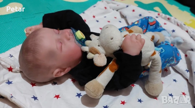 Нова Реборн Кукла-Бебе 49 см от Силикон, снимка 4 - Кукли - 44554726