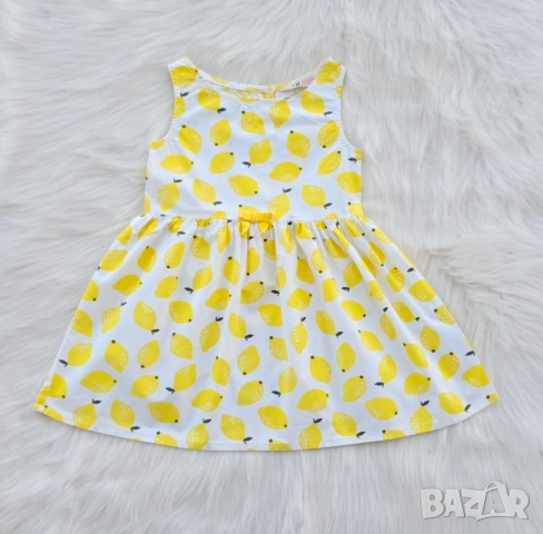 Детска рокля H&M лимони 18-24 месеца